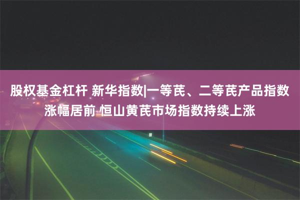 股权基金杠杆 新华指数|一等芪、二等芪产品指数涨幅居前 恒山黄芪市场指数持续上涨