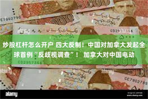 炒股杠杆怎么开户 四大反制！中国对加拿大发起全球首例“反歧视调查”！ 加拿大对中国电动